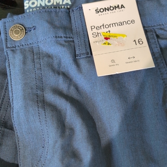Sonoma Other - Sonoma Boys Blue And Khaki Performance Shorts